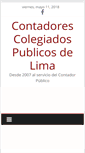 Mobile Screenshot of ccplima.org