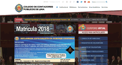 Desktop Screenshot of ccplima.com.pe
